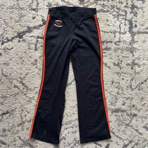 Y2K 2006 Harley Davidson Wide Leg Striped Sweatpants